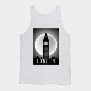 London black and white poster Tank Top